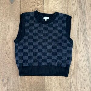Brixton Checkered Sweater Vest